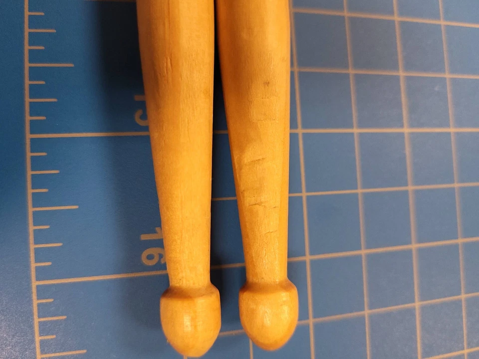 Guitar Hero Drum Sticks Pair Wood Tip Standard Size Replacement Accessory - Image 3 of 3