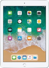 Apple iPad 6th Gen 32GB Wi-Fi Cellular 9.7" Silver 2018 - 1 Yr Wty