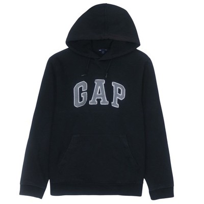 Schwarzer Pullover Hoodie Herren UK Größe M Gap