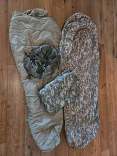 USGI Bivy Cover + Intermediate Cold Weather Sleeping Bag +  Stuff Sack + Woobie