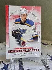 2024-25 SP Authentic Zachary Bolduc #105 Future Watch Limited Red St. Louis RC