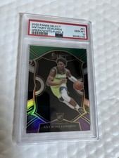 2020 Select Green White Purple #61 Anthony Edwards PSA 10 Rookie RC