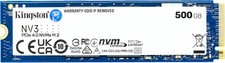 Image of Kingston NV3 NVMe PCIe 4.0 Internal SSD 500GB M.2 2280-SNV3S/500G