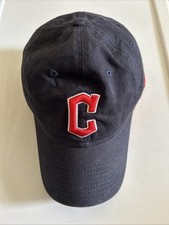 MLB Cleveland Guardians New Era 9Twenty Hat Cap Strap Back OSFM Navy Blue