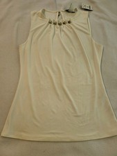 White House Black Market Sleeveless Top White Size XS