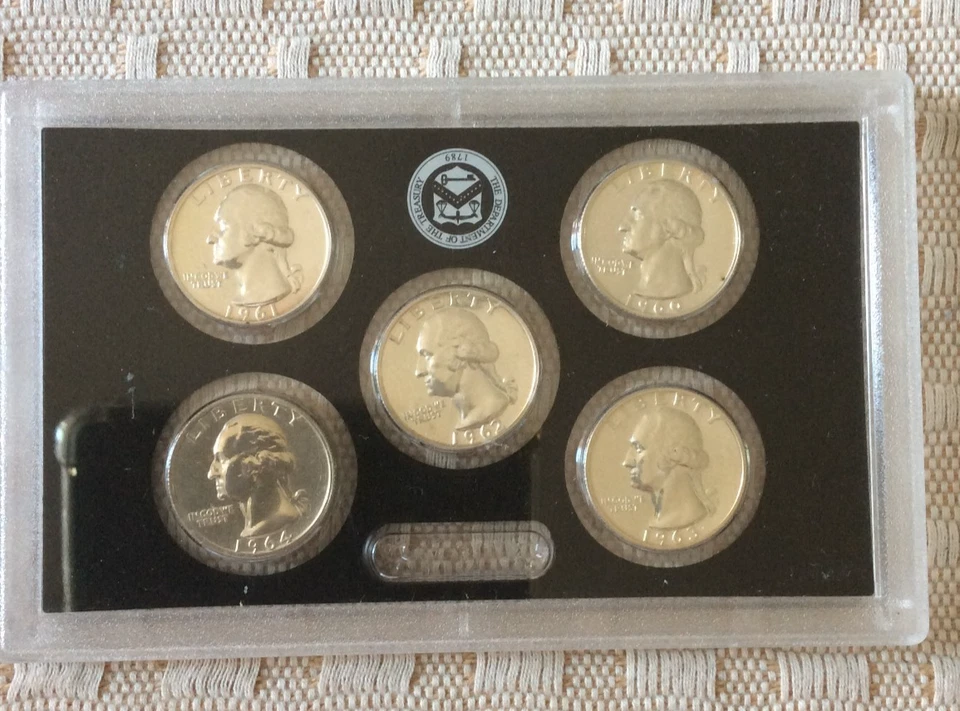 1-2012S- US Mint Silver Proof,6 SILVER PROOF QUATER, 1884-O MORGAN,2 DLS COINS . - Image 3 of 4