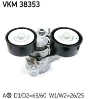 SKF Riemenspanner Keilrippenriemen VKM 38353 FüR BMW X5 F85 F86 F15 X6 E93 F16