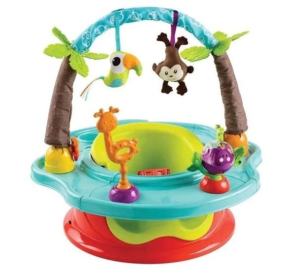 Summer By Bright Starts Deluxe Superseat, Wild Safari, Divertido Baby Safari Foto 2 de 4