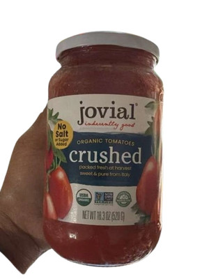 Jovial Organic Crushed Tomatoes 18.3oz Pack of 5