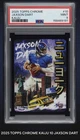 2025 Topps Chrome Jaxson Dart KAIJU RC PSA 9 Mint POP 3 SSP Case Hit NY Giants