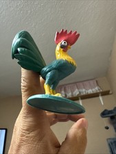 Disney Moana Movie Hei Hei Rooster PVC Figure Cake Topper - 3.25" Tall Very Cute