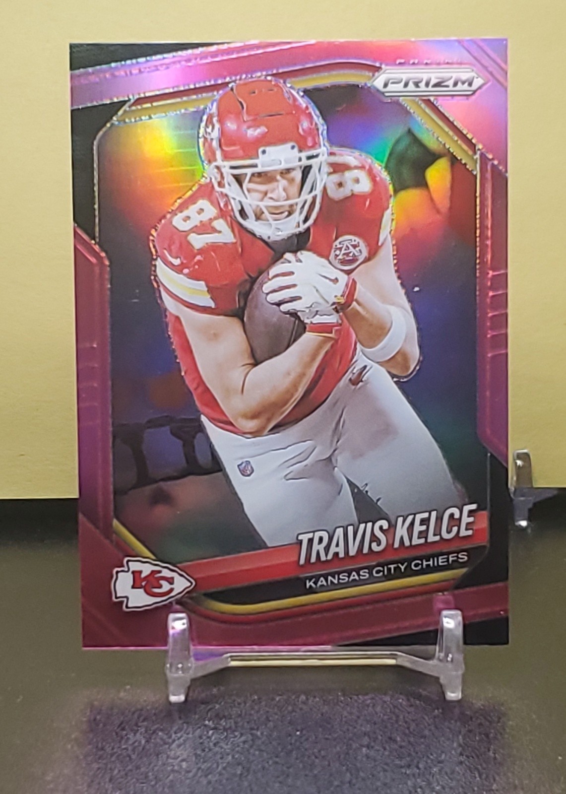 2025 Panini Prizm - Travis Kelce #67 Pink Prizm. Kansas City Chiefs