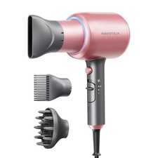 Professional Ceramic Hair Dryer with 3 Attachments - Safe Quiet Operation
