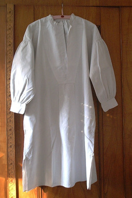 Leinen Hemd  Bauernleinen Herrenhemd Nachthemd mit Monogramm  C P