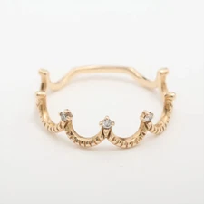 ete diamond Ring K10(YG) 0.8g 0.01