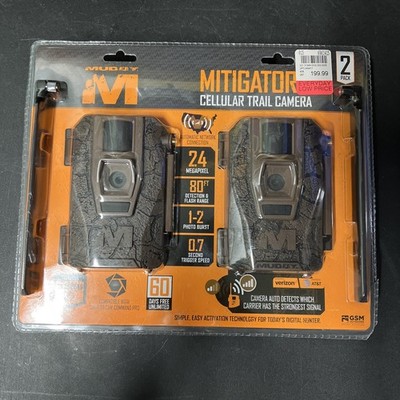 Muddy Mitigator Cellular 24MP Imaging Trail Camera 2 Pack Bundle