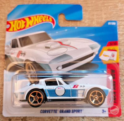 Hot Wheels Corvette Grand Sport  Weiß in OVP Warenkorb spart Versand