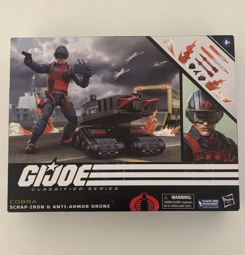 GI Joe Classified Scrap-Iron & Anti-Armor Drone Cobra #74 Hasbro 6” Figure