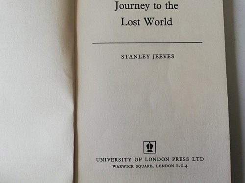 Journey to the Lost World Stanley Jeeves uncorrected page proofs 1964 rare - Foto 6 di 15