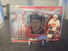 DION PHANEUF 2008-09 Black Diamond Run for the Cup #CUP5 Flames Leafs /100
