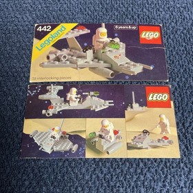 LEGO Classic Space 442 Space Shuttle 100% Complete W/Partial Box & Book