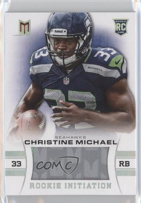2013 Momentum Rookie Initiation Materials Prime 11/49 Christine Michael RC 0f8