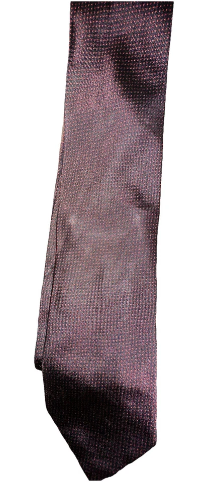 Corbata para hombre Brioni negra con puntos rojos #2278 Foto 2 de 4