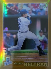 2001 Topps Chrome #539 Carlos Beltran Retrofractors
