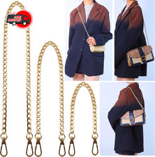 3 Pack Gold Metal Chains for Purse Strap Wallet Bag Chain Replacement 16",36",4