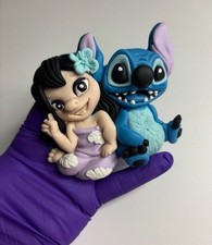 edible chocolate topper Lilo and Stitch