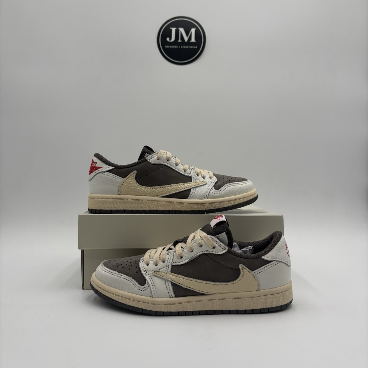 Nike Air Jordan 1 Retro Low Travis Scott Reverse Mocha PS Size 1.5