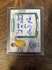 Nathan Patterson 2019 Leaf Trinity Signed and Numbered 5/15
