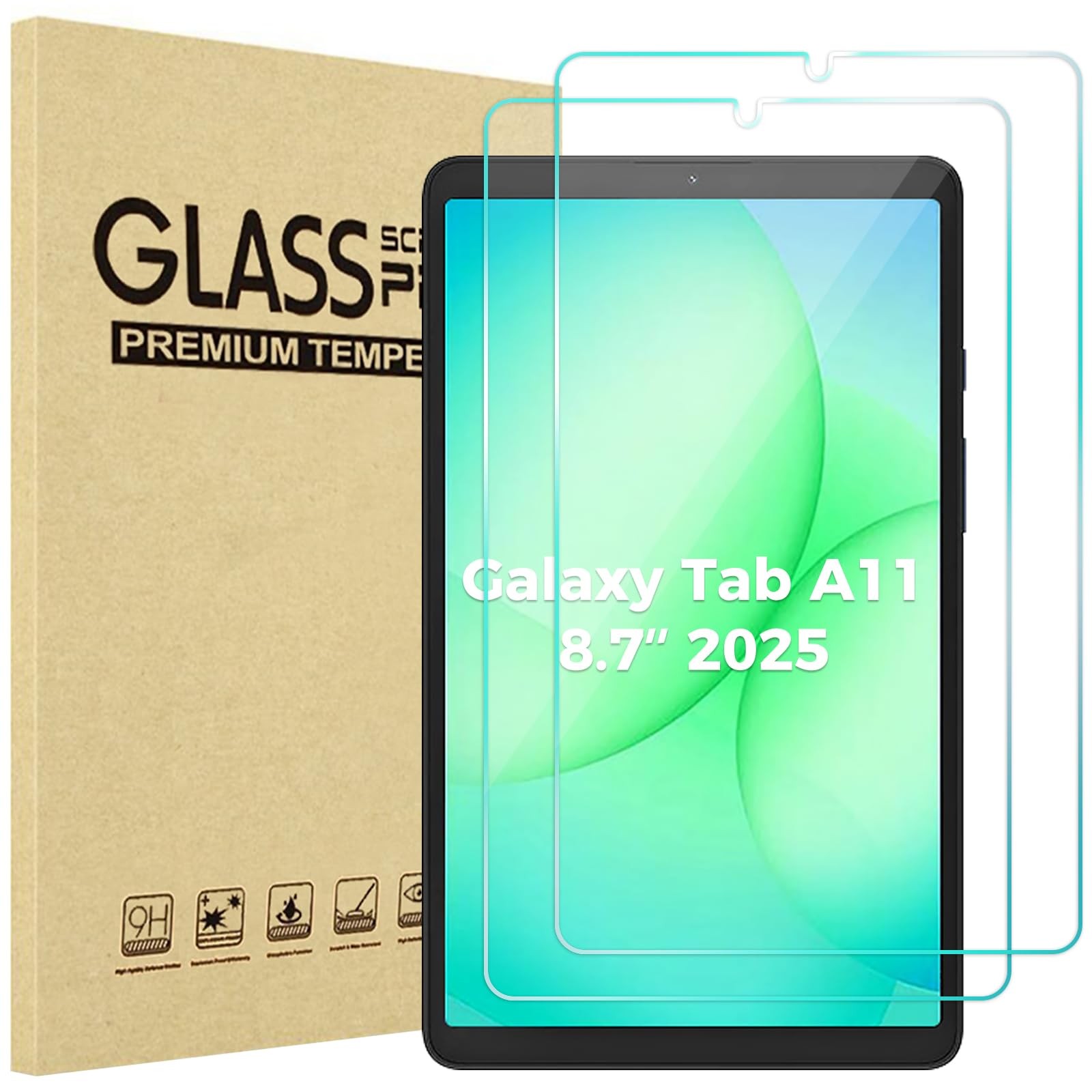 ProCase Screen Protector for 8.7 Galaxy Tab A11 2025 X130 X133 X135 /A9 2023