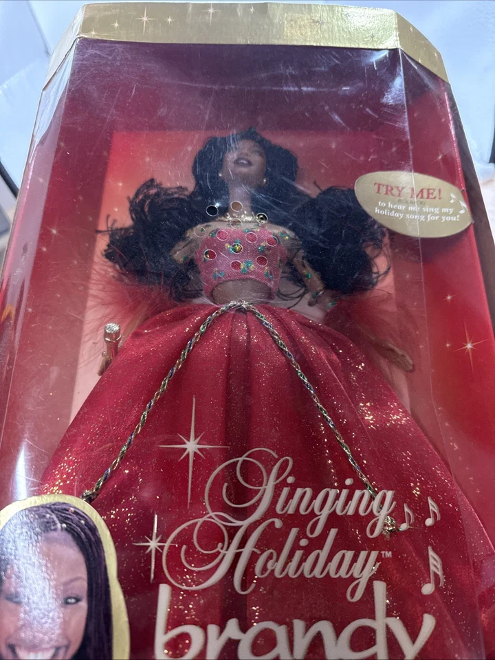 Muñeca BRANDY Moesha Singing Holiday 2000 estilo Barbie Mattel 27779 nueva en caja Foto 2 de 4