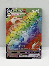 Snorlax VMAX (Segreto) 206/202 Swsh01: Spada e Scudo Holo Arcobaleno quasi nuovo