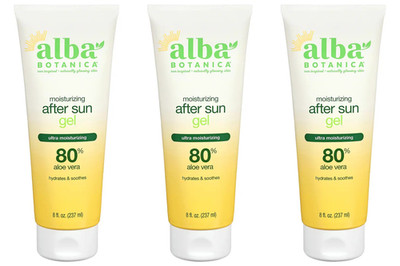 Alba Botanica Aloe Vera Gel After Sun Care 3 Pack 8 oz Bundle