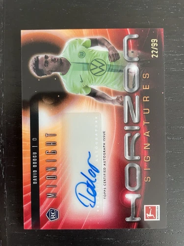 Topps Midnight Bundesliga 2024/25 David Odogu Rookie RC Auto /99 Wolfsburg