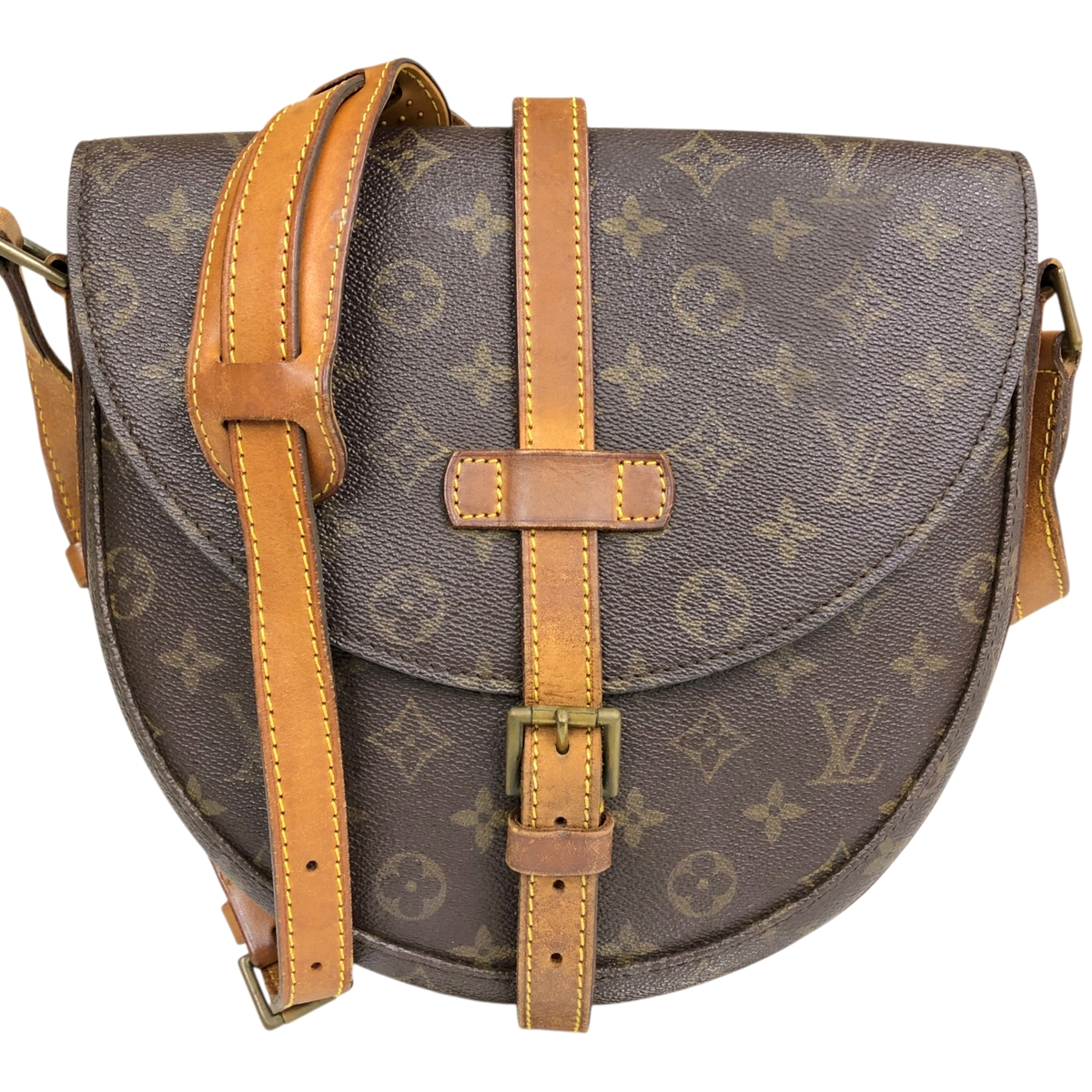 Auth Louis Vuitton Chantilly GM Shoulder Bag Monogram Crossbody
