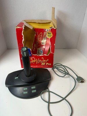 Microsoft SideWinder 3D Pro 63545 PC Joystick Gameport w/ Box Untested AS-IS