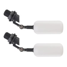 Cxztcl Standard 1/2 Inch NPT Float Ball Valve for Ponds  Auto NPT, White