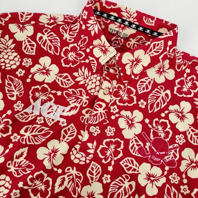 #ad Tattoo Golf Men#x27;s Size M Aloha Collection Hawaiian Print Ace Hardware Polo Shirt $23.99