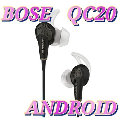 Bose QuietComfort 20 QC20 Noise Cancelling Earphones Android Black