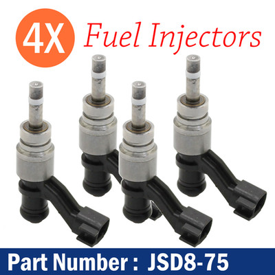4 pcs Fuel Injector For 2004 Isuzu Axiom Rodeo 3.5L V6 JSD8-75 FJ1011 8973126200