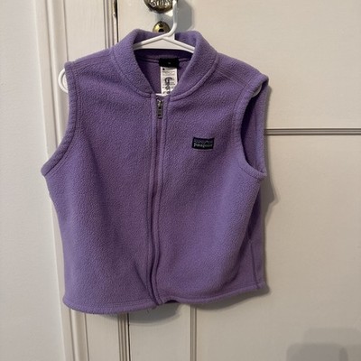 Patagonia Vest Size 3T Periwinkle / Light purple 100% Polyester
