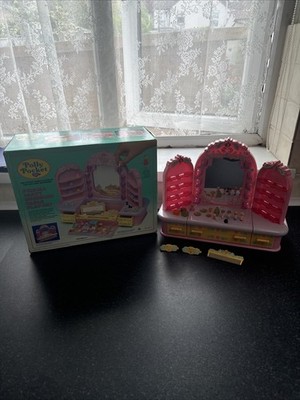 Polly Pocket Pyjama Party Schminktisch Spielset fehlen einige Teile siehe Beschreibung