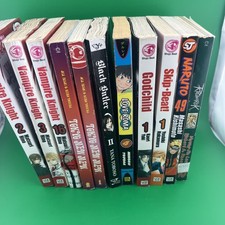 Manga VIZ MEDIA 11 BOOKS LOT Shonen Jump Shojo Beat English Graphic Novel PB Set