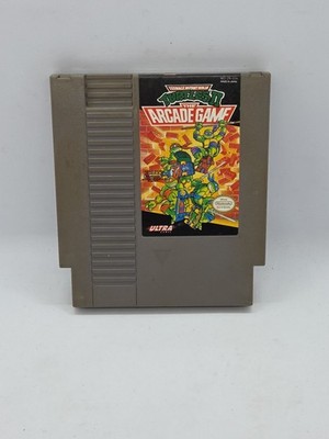 TEENAGE MUTANT NINJA TURTLES II THE ARCADE GAME TMNT NINTENDO NES VIDEO GAME