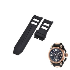 Russian Diver 12434 26mm Black Rubber Watch Strap For Invicta