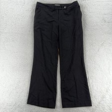 Calvin Klein Dress Pants Womens 10 Black Straight Leg Career Work Trousers