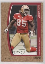 2009 Topps Unique Bronze Select 67/99 Vernon Davis #32 0rx8